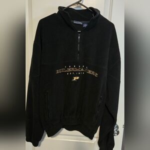 Purdue 1/4 zip fleece pullover
